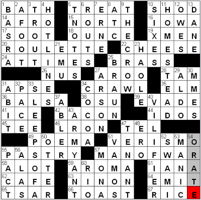 10 Feb 09 New York Times Crossword Answers