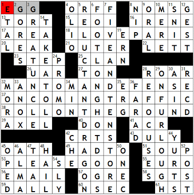 0214-09 New York Times Crossword Answers 14 Feb 09