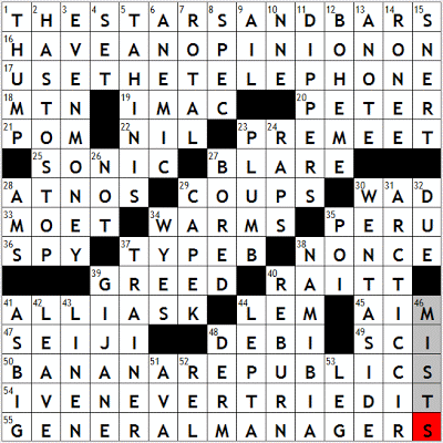 0227-09 New York Times Crossword Answers 27 Feb 09