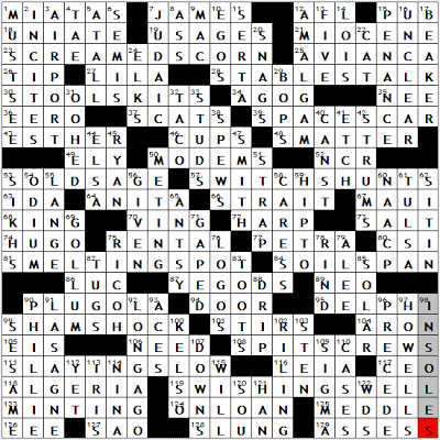 0315-09 New York Times Crossword Answers 15 Mar 09