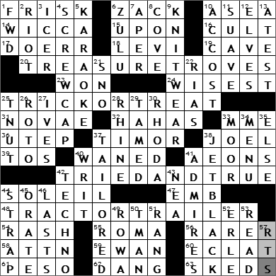 0407-09 New York Times Crossword Answers 7 Apr 09