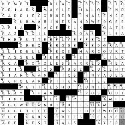 0510-09 New York Times Crossword Answers 10 May 09