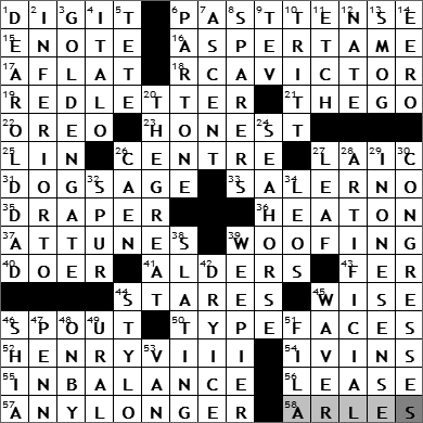 0529-09 New York Times Crossword Answers 29 May 09