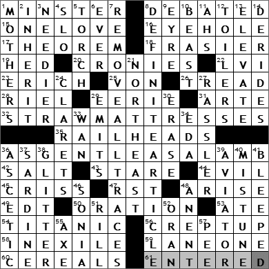 0605-09 New York Times Crossword Answers 5 Jun 09