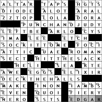 0623-09 New York Times Crossword Answers 23 Jun 09