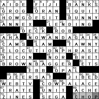 0630-09 New York Times Crossword Answers 30 Jun 09