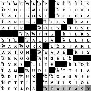 0703-09 New York Times Crossword Answers 3 Jul 09