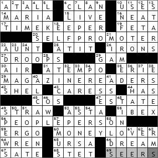 0921-09 New York Times Crossword Answers 21 Sep 09