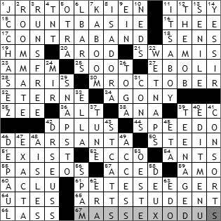 1009-09 New York Times Crossword Answers 9 Oct 09