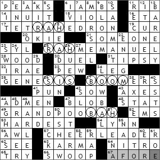 1027-09 New York Times Crossword Answers 27 Oct 09