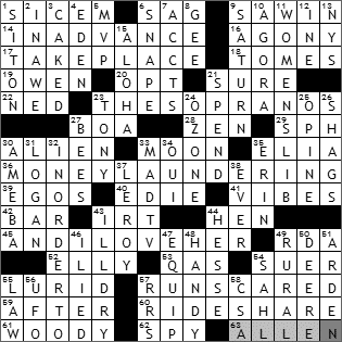 1110-09 New York Times Crossword Answers 10 Nov 09