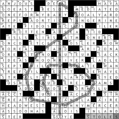 1115-09 New York Times Crossword Answers 15 Nov 09
