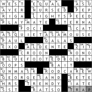 1130-09 New York Times Crossword Answers 30 Nov 09