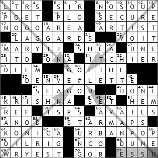 1203-09 New York Times Crossword Answers 3 Dec 09