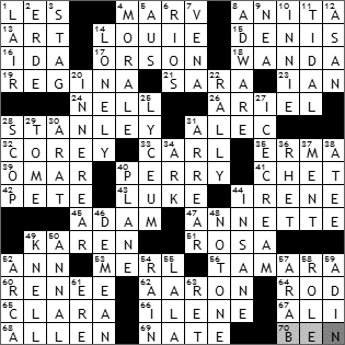 1208-09 New York Times Crossword Answers 8 Dec 09