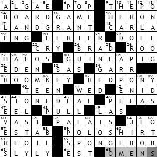 1216-09 New York Times Crossword Answers 16 Dec 09
