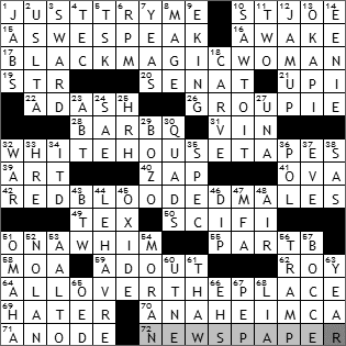 1223-09 New York Times Crossword Answers 23 Dec 09