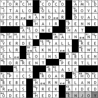 1224-09 New York Times Crossword Answers 24 Dec 09