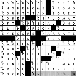 0109-10 New York Times Crossword Answers 9 Jan 10