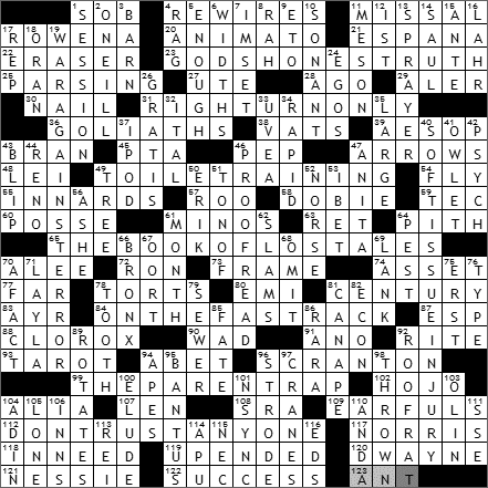 0117-10 New York Times Crossword Answers 17 Jan 10