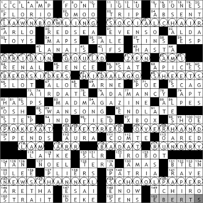 0124-10 New York Times Crossword Answers 24 Jan 10