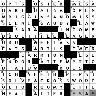 0728-10 New York Times Crossword Answers 28 Jul 10