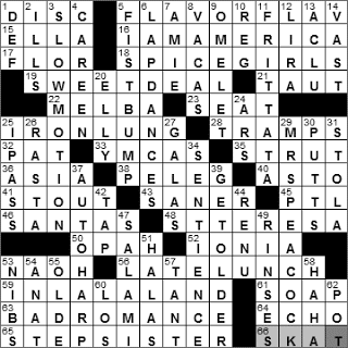 0918-19 New York Times Crossword Answers 18 Sep 10