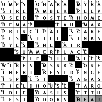 1018-10: New York Times Crossword Answers 18 Oct 10, Monday