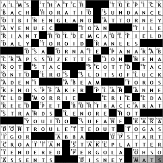 1024-10: New York Times Crossword Answers 24 Oct 10, Sunday