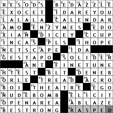 1029-10: New York Times Crossword Answers 29 Oct 10, Friday