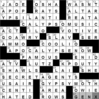 1208-10: New York Times Crossword Answers 8 Dec 10, Wednesday