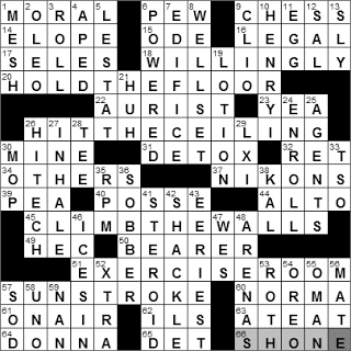 1214-10: New York Times Crossword Answers 14 Dec 10, Tuesday