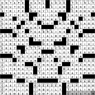1219-10: New York Times Crossword Answers 19 Dec 10, Sunday