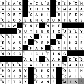 0126-11: New York Times Crossword Answers 26 Jan 11, Wednesday