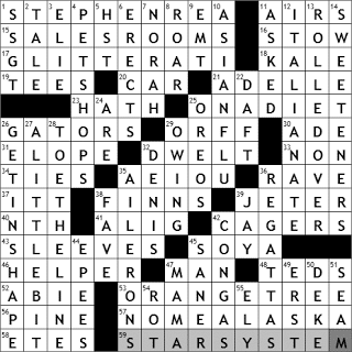 0211-11: New York Times Crossword Answers 11 Feb 11, Friday