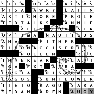 0511-11: New York Times Crossword Answers 11 May 11, Wednesday