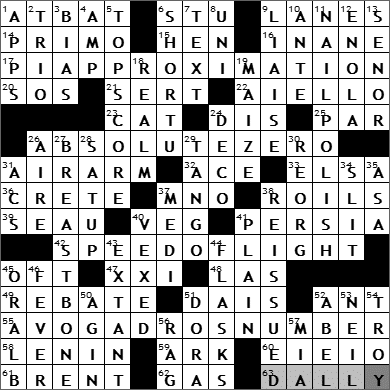 0628-11: New York Times Crossword Answers 28 Jun 11, Tuesday