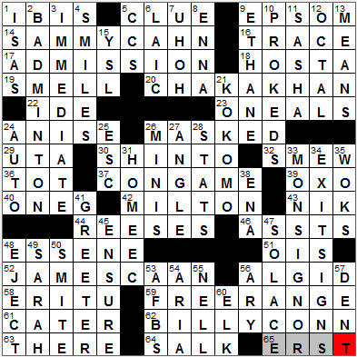 0913-11: New York Times Crossword Answers 13 Sep 11, Tuesday
