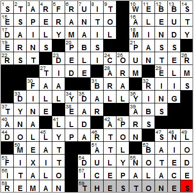 0922-11: New York Times Crossword Answers 22 Sep 11, Thursday