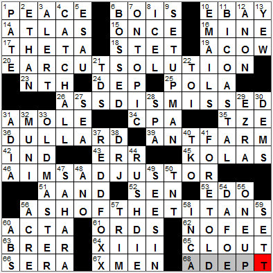 0928-11: New York Times Crossword Answers 28 Sep 11, Wednesday