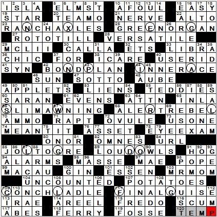 1002-11: New York Times Crossword Answers 2 Oct 11, Sunday