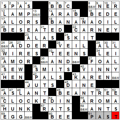 1020-11: New York Times Crossword Answers 20 Oct 11, Thursday