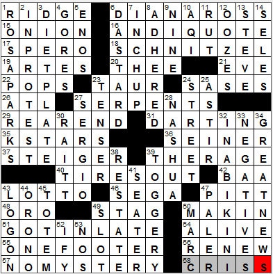 1118-11: New York Times Crossword Answers 18 Nov 11, Friday