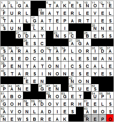 1125-11: New York Times Crossword Answers 25 Nov 11, Friday