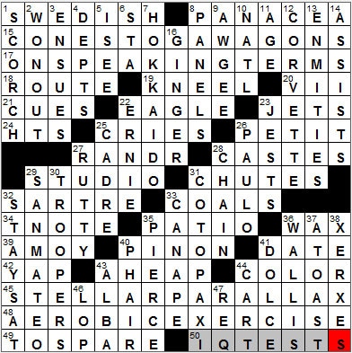 1216-11: New York Times Crossword Answers 16 Dec 11, Friday