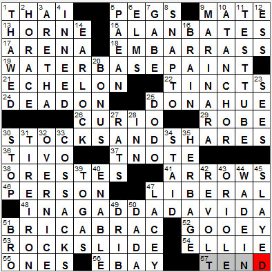 0224-12: New York Times Crossword Answers 24 Feb 12, Friday