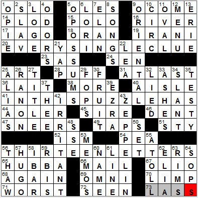 0228-12: New York Times Crossword Answers 28 Feb 12, Tuesday