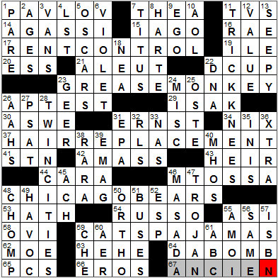 0229-12: New York Times Crossword Answers 29 Feb 12, Wednesday