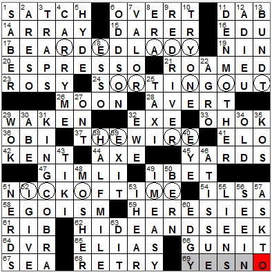0305-12: New York Times Crossword Answers 5 Mar 12, Monday