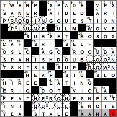 0327-12: New York Times Crossword Answers 27 Mar 12, Tuesday